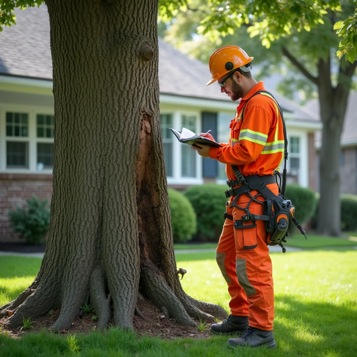Residential Tree Care in action by a Master Tree Removal crew in Trenton, NJ
