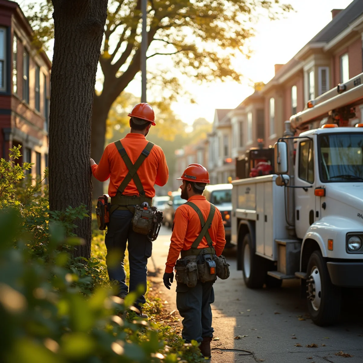 Master Tree Removal Services crew providing tree service in Camden, Camden County, NJ