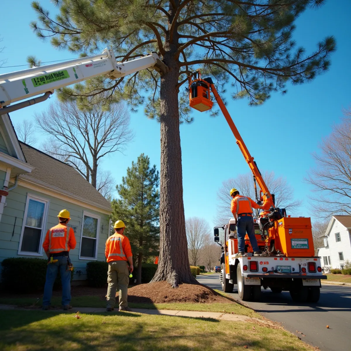 Master Tree Removal Services crew providing tree service in New Egypt, Ocean County, NJ