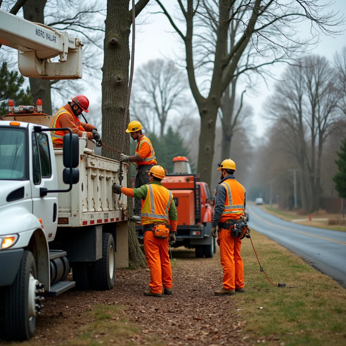 Master Tree Removal Services crew providing tree service in Vineland, Cumberland County, NJ